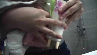 【衝撃のプレゼント企画】悪徳大家シリーズ全5話完結❤️本物の大家さんが美人入居者の入浴 ipcam 3 (9)