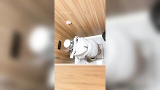 【極上トイレ撮影】最高の若妻、ピンクのおまんこ白虎ダンサー新入生少女 - 初 ipcam (3)