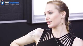 Blonde Angelina Jolie Prefers DAP Gang Bang  Face Swap ⭐ WPOP ALLPOP
