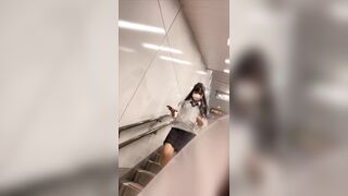 ニンジン好きjkの電車盗撮 voyeur jp