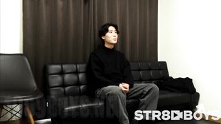 STR8BOYS – SBM 0575 – 【THE FIRST TAKE 街ナンパ編 】飲み会前の塩顔好青年22歳我慢汁垂らしながら3日ぶりの寸止め5回の果てのドピュッ!!ドピュッ!! gays str8