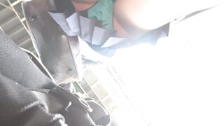 電車で痴漢 セーラー服美少女編 ２日目 voyeur jp