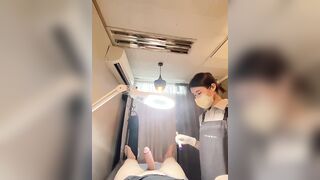 [왁싱샾] 쿠퍼액 질질싸며 여자 왁서와 대화 11V korean porn vip 010