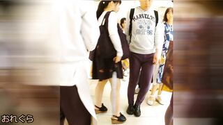 顔つき逆さ撮り20 パンストで白パンなお姉さん編 voyeur jp