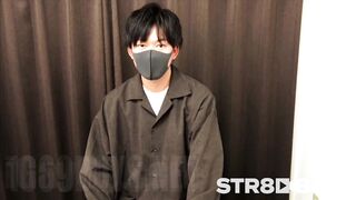 STR8BOYS – SBM 0562 – 【THE FIRST TAKE 面接編 】【2発連続大量射精!!】血管浮きまくり上反り美デカマラ!!我慢汁染み付きパンツ!!人生初オナホ&雄攻めに終始ギンマ gays str8
