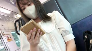 リアル電車痴漢 アイドルのセンター級の美女のおっぱいと股間を思う存分に触りまくりましたw voyeur jp