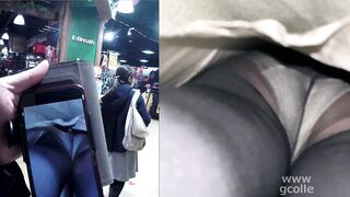 フルhd 靴カメくん お手軽携帯撮影 4 黒パンスト編 voyeur jp