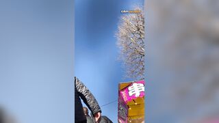 晴天の縁日ギャル女良至近距離視姦 voyeur jp
