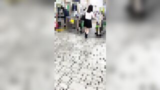 痴漢記録日記vol 88 3人目 ムチムチ女子校生 voyeur jp