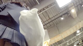 制服k s級ハ プロ系清純kの尻丸出し超食い込み白pと性欲強そうな黒髪kの大胆フルバック白p 逆さリサーチ 2 voyeur jp
