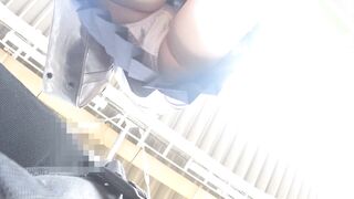 電車で痴漢 セーラー服美少女編 ４日目 voyeur jp