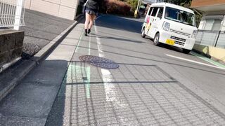 超接写撮り グレーチェック逆さ撮りしました② voyeur jp