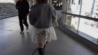 驚愕 春の透けパン女 voyeur jp
