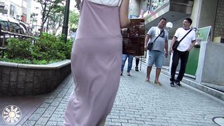 fhd高画質 柔らかロングワンピ ライン透け voyeur jp