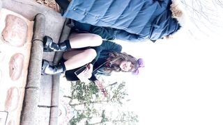 22 夢の国 エロすぎるギャルjkの座り 声かけ逆さ voyeur jp