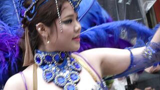 4k 現役美人jdサンバダンサー イベント中に衣装がずれて乳輪露出 voyeur jp