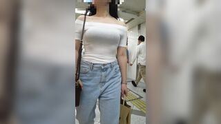 ロン爺の４ｋピタパン女250 すけすけおっぱい編 voyeur jp
