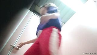 TWダンスアカデミー出身の美貌とスタイル抜群の15人の女子生徒、前後半パノラマビュー toilet 2 03-010726