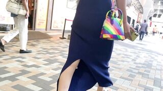 通スピ スロー ビキニが似合いそうなギャル系の着衣お尻様をロックオン voyeur jp
