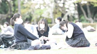 制服ｊｋ特集 vol 59 お花見特別編 voyeur jp 02