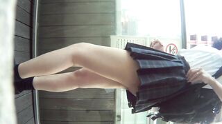 10分超脚フェチ必見 ムチムチjkの純白p voyeur jp